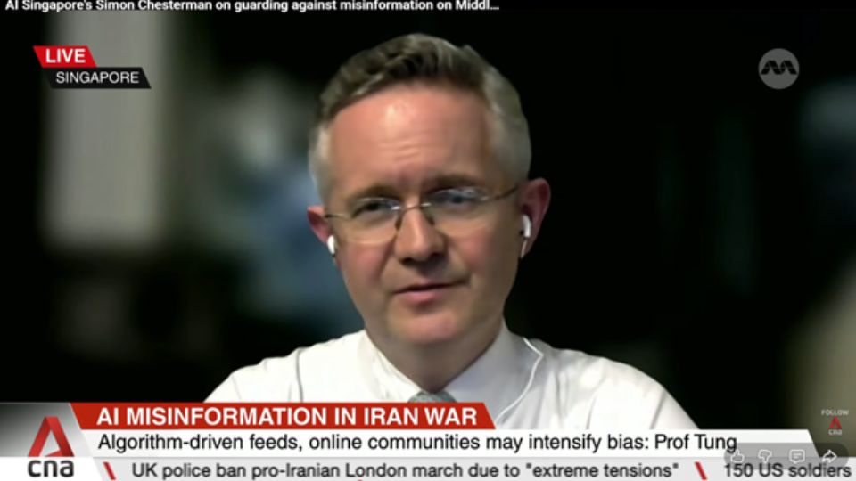 Simon Chesterman on guarding against misinformation on Middle East conflict.